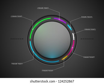 Abstract business statistics, business chart or business diagram background. EPS 10.