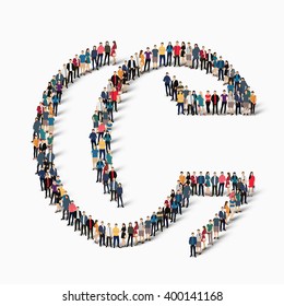 abstract business symbol people