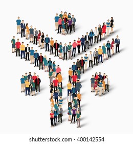 abstract business symbol people