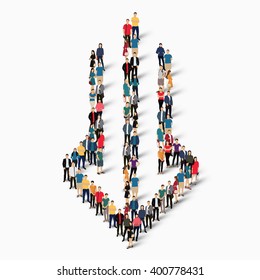 abstract business symbol people