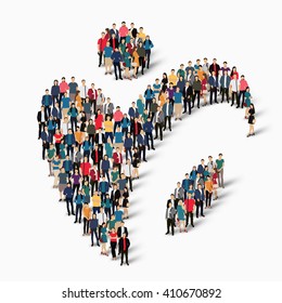 abstract business symbol people