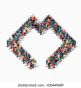 abstract business symbol people
