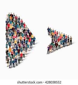 abstract business symbol people