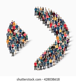 abstract business symbol people