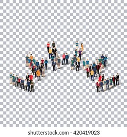 abstract business symbol people Transparency