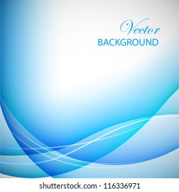 Abstract business technology colorful blue circle wave. Vector illustration.