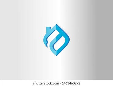 abstract business & technology icons, logo