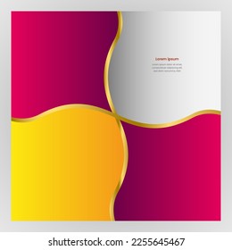 Abstract business template. Abstract geometric background with red, blue and yellow for cover design business brochure poster template eps10.