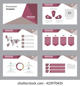 abstract business template presentation vector design