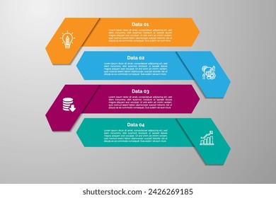 Plantilla de diseño de elemento infográfico de vector de negocios abstracto.