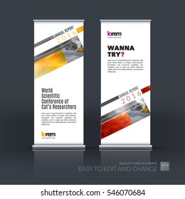 Abstract business vector set of modern roll Up Banner stand design template with rectangular diagonal for exhibition, fair, show, exposition, expo, presentation, festival, parade, events.