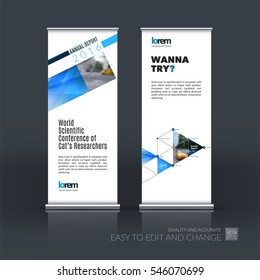 Abstract business vector set of modern roll Up Banner stand design template with rectangular diagonal for exhibition, fair, show, exposition, expo, presentation, festival, parade, events.