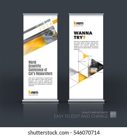 Abstract business vector set of modern roll Up Banner stand design template with rectangular diagonal for exhibition, fair, show, exposition, expo, presentation, festival, parade, events.