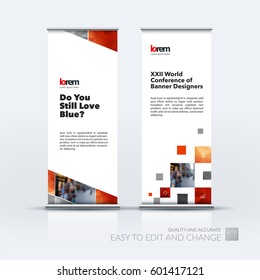 Abstract business vector set of modern roll Up Banner stand design template with yellow diagonal geometric shapes for exhibition, show, exposition, expo, presentation, parade, events.