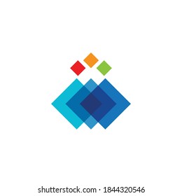 abstraktes Design von Geschäftsvektorgrafik-Logo