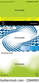 abstract business visit card design. vector