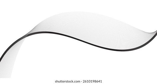 Abstract business wave curve lines background  line wavy abstract vector background. Curve wave seamless pattern 
