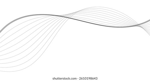 Abstract business wave curve lines background  line wavy abstract vector background. Curve wave seamless pattern 