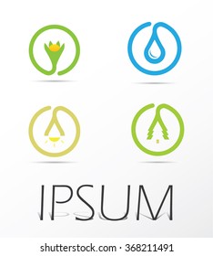 Abstract business - web icon set.