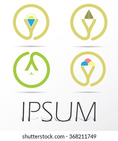 Abstract business - web icon set.