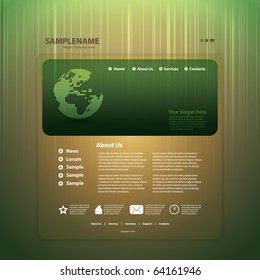 Abstract business web site design template vector