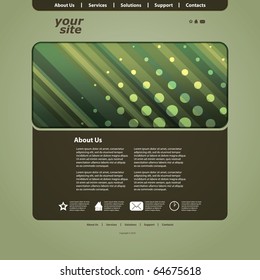 Abstract business web site design template vector