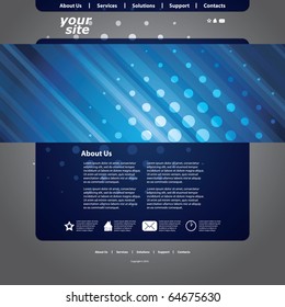 Abstract business web site design template vector