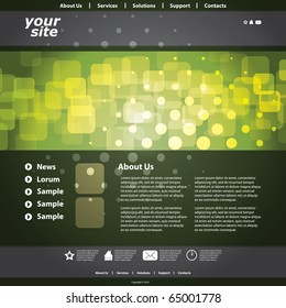 Abstract business web site design template vector