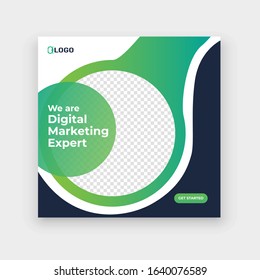 Abstract business web template post for social media template for sale ads