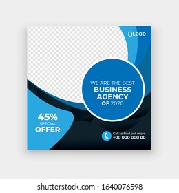 Abstract business web template post for social media template for sale ads