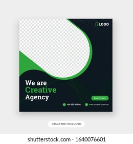 Abstract business web template post for social media template for sale ads