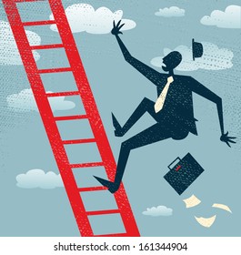 530 Cartoon ladder fall Images, Stock Photos & Vectors | Shutterstock