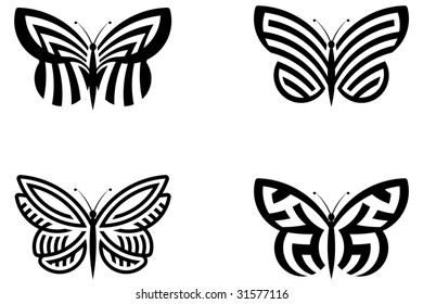 Abstract Butterflies