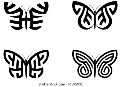 Abstract Butterflies