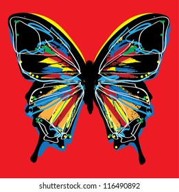 Abstract Butterfly