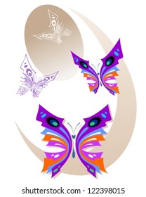 Abstract  butterfly