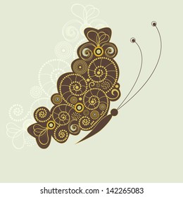 Abstract  butterfly