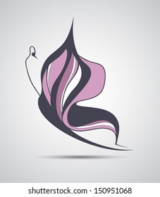 Abstract butterfly