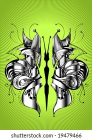 abstract butterfly