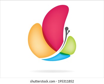 Abstract Butterfly