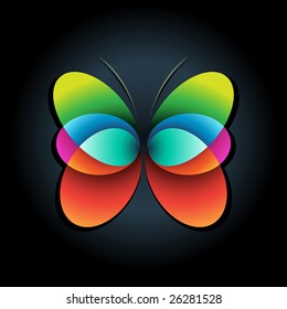 Abstract Butterfly