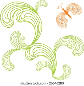 abstract butterfly