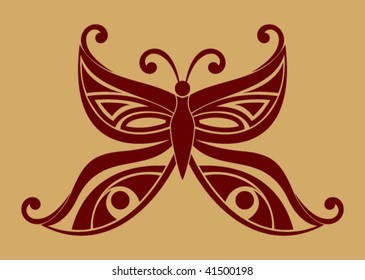 Abstract butterfly