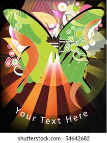abstract butterfly