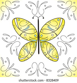 Abstract butterfly