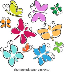 Abstract Butterfly
