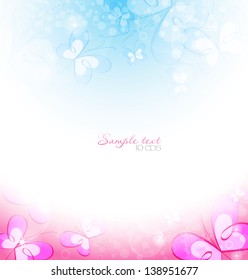 Abstract Butterfly Background