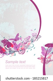 Abstract Butterfly Background