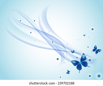 Abstract butterfly background