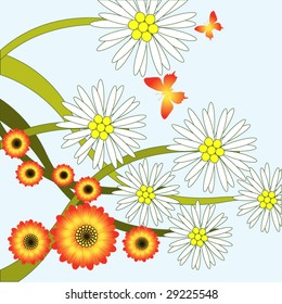 abstract butterfly background